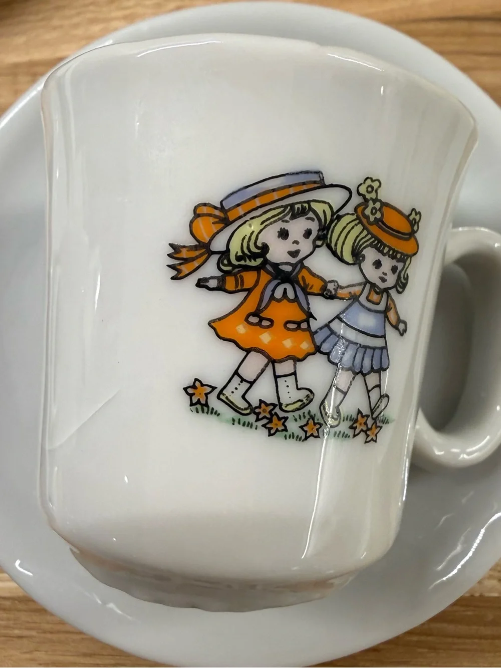 Vintage 1970s Miniature Porcelain Children's Tea Set Japan 15 Pc 4 Service